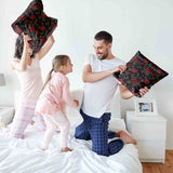 Health pillow with red Christmas star