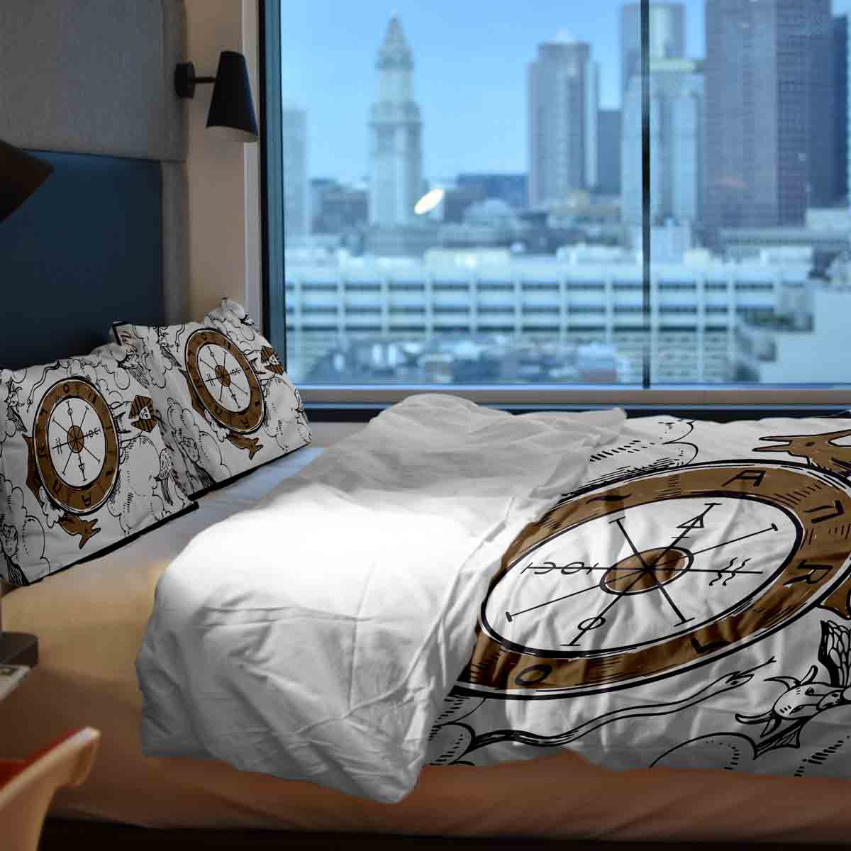 Couverture thérapeutique originale - Housse en coton Wheel of Fortune