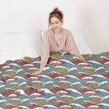 Original therapy blanket - cotton cover colorful wave breakers