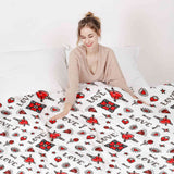 Original therapy blanket - cotton cover mixed love