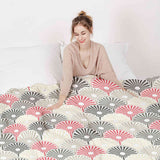Original therapy blanket - cotton cover colorful abstract flowers