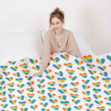 Original therapy blanket - cotton cover LOVE IS LOVE