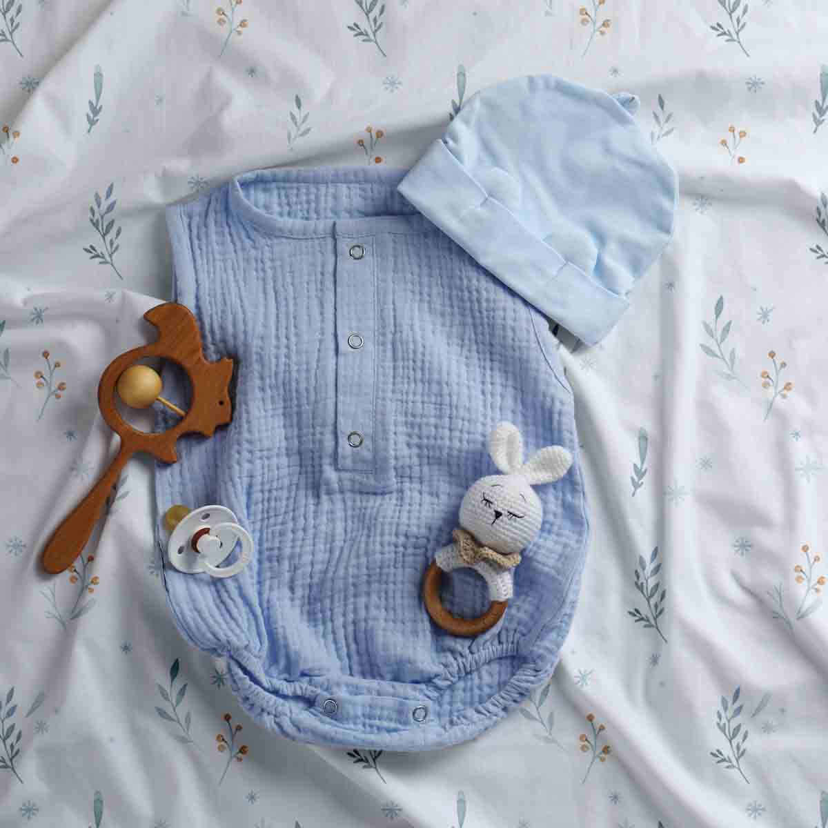 Therapy blankets bedding set white with spring flowers