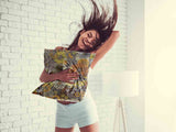 Health pillow yellow flowers