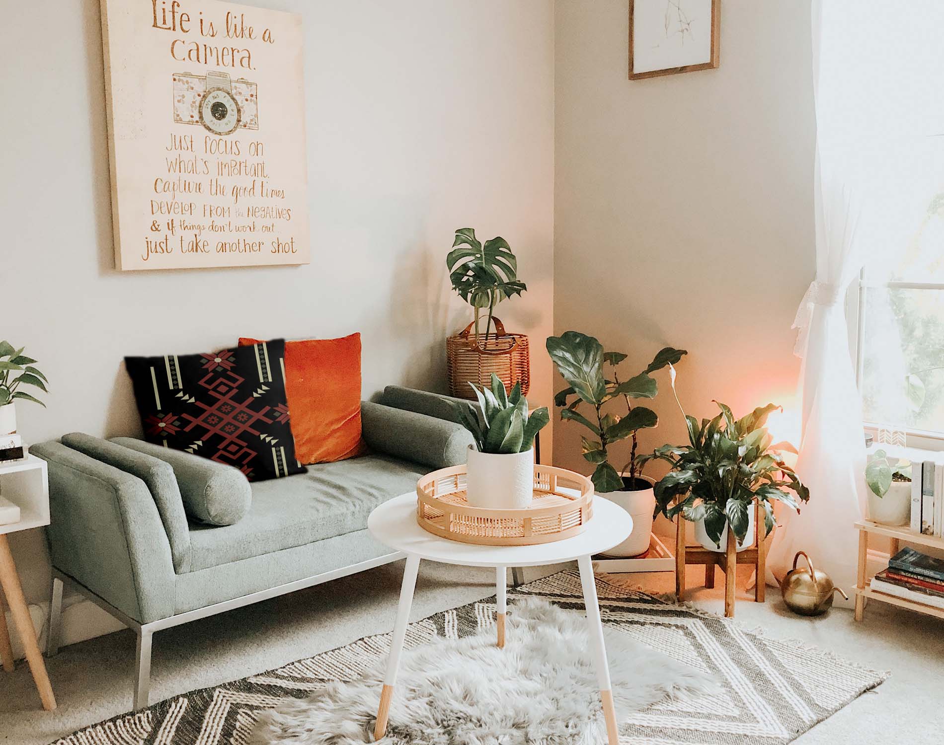 Coussin de santé avec grand flocon de neige