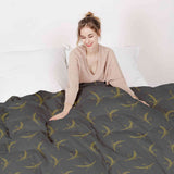 Original therapy blanket - cotton cover gray with wheat