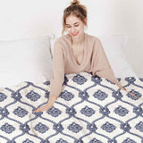 Original therapy blanket - cotton cover blue sailor pattern