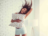 Health pillow yellow flowers
