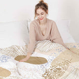 Original therapy blanket - cotton cover sea anemone gold
