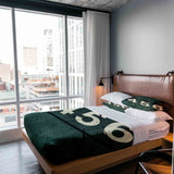 Therapy blankets bedding set green 456