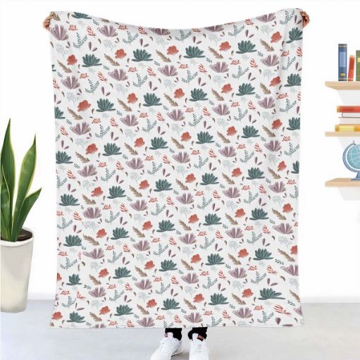 Couverture thérapeutique originale - Housse en coton Récif corallien