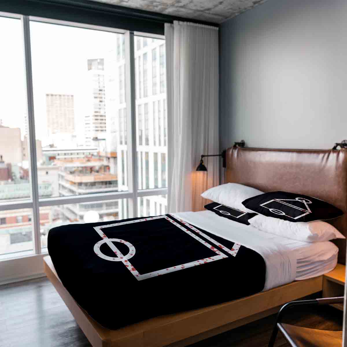 Couette thérapeutique Ensemble de linge de lit Formes sanglantes