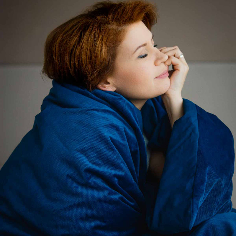 Original therapy blanket - weighted blanket set for adults including 2 covers of choice