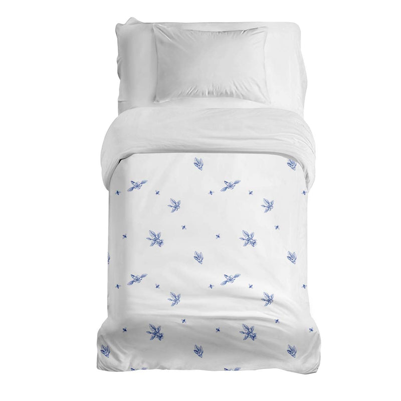 Original therapy blanket - cotton cover blue blossom