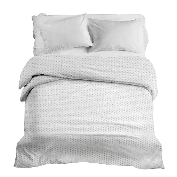 Original therapy blanket - cotton cover white with golden dots