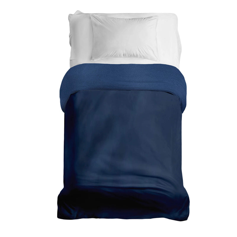 Original therapy blanket - cotton cover in dark blue