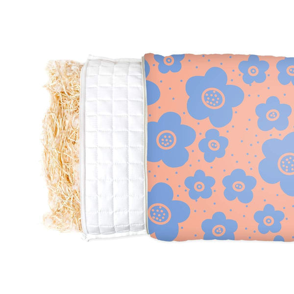 Health pillow with floral pattern for children