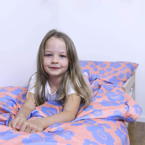 Health pillow with floral pattern for children