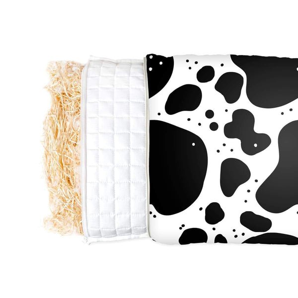 Health pillow with cow spot pattern for children
