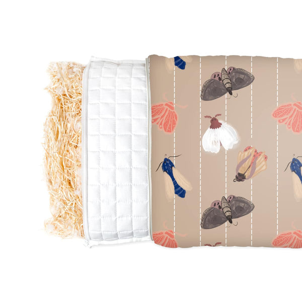 Health pillow with insect pattern for children