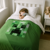 Original therapy blanket - Minecraft Creeper weighted blanket with cotton cover for children & adults