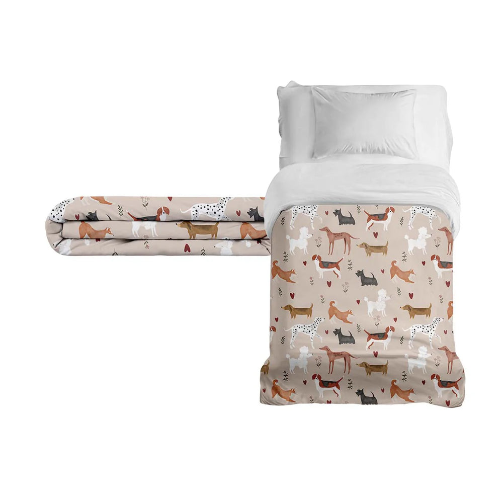 Couverture thérapeutique originale - Couverture pondérée motif chiens avec housse en coton pour enfants