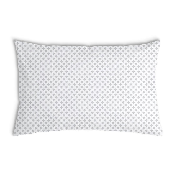 Health pillow white with delicate checks