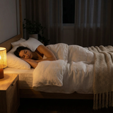 Original therapy blanket - weighted blanket with 4-season cover in fir green for adults