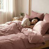 Original therapy blanket - weighted blanket with cotton cover in old pink for adults