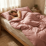 Original therapy blanket - weighted blanket with cotton cover in old pink for adults