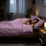 Original therapy blanket - weighted blanket with cotton cover in lavender for adults