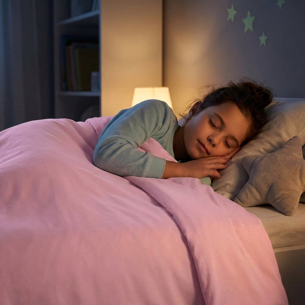 Original Therapy Blanket - Weighted Blanket with Cotton Cover in Pink for Children