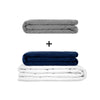 Original therapy blanket - weighted blanket set for adults including 2 covers of choice