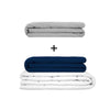 Original therapy blanket - weighted blanket set for adults including 2 covers of choice