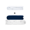 Original therapy blanket - weighted blanket set for adults including 2 covers of choice