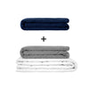 Original therapy blanket - weighted blanket set for adults including 2 covers of choice