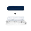 Original therapy blanket - weighted blanket set for adults including 2 covers of choice