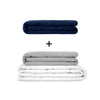 Original therapy blanket - weighted blanket set for adults including 2 covers of choice