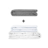 Original therapy blanket - weighted blanket set for adults including 2 covers of choice