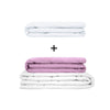 Original therapy blanket - weighted blanket set for adults including 2 covers of choice