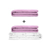 Original therapy blanket - weighted blanket set for adults including 2 covers of choice
