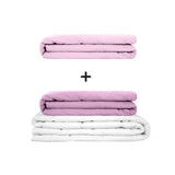 Original therapy blanket - weighted blanket set for adults including 2 covers of choice