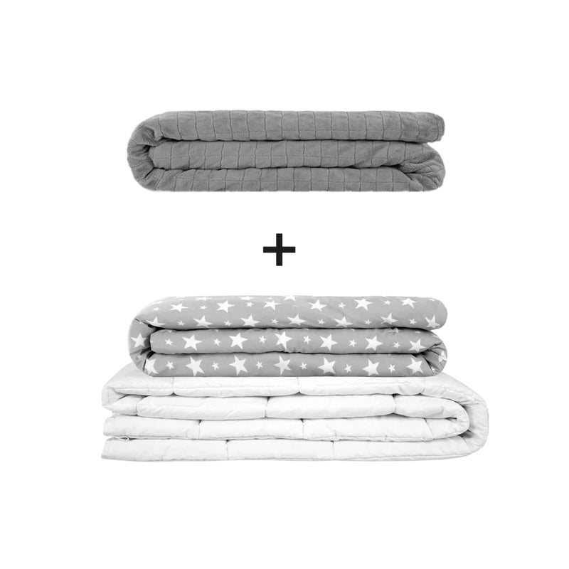 Original therapy blanket - weighted blanket set for adults including 2 covers of choice