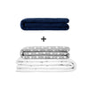Original therapy blanket - weighted blanket set for adults including 2 covers of choice
