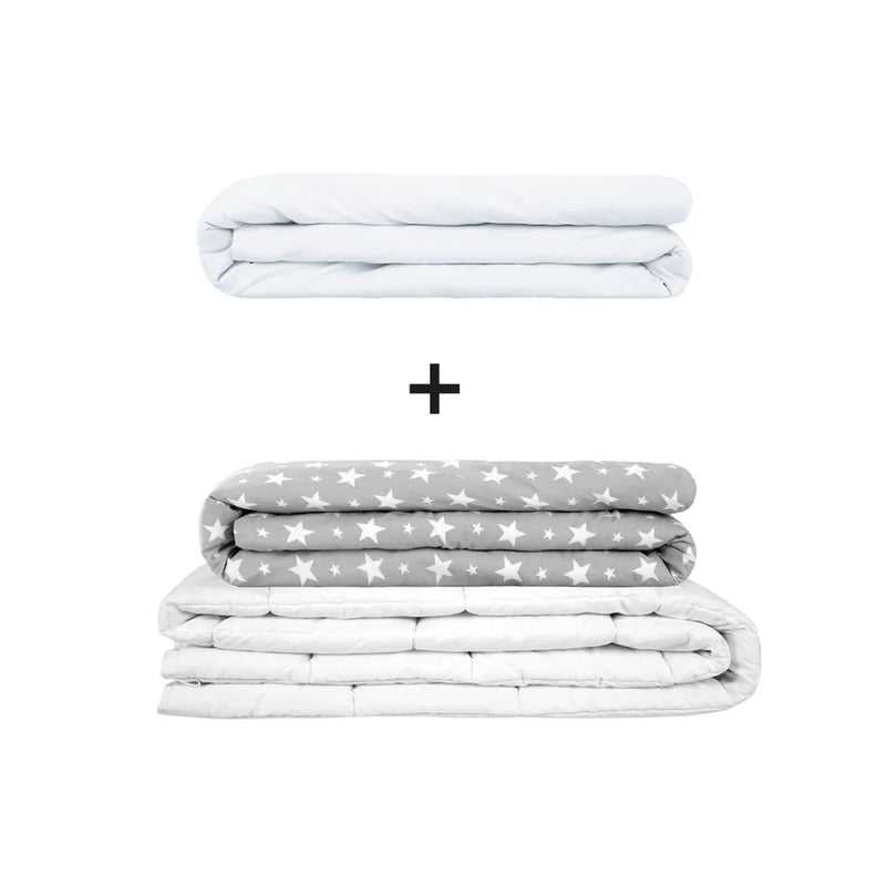 Original therapy blanket - weighted blanket set for adults including 2 covers of choice
