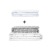 Original therapy blanket - weighted blanket set for adults including 2 covers of choice
