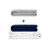 Original therapy blanket - weighted blanket set for adults including 2 covers of choice
