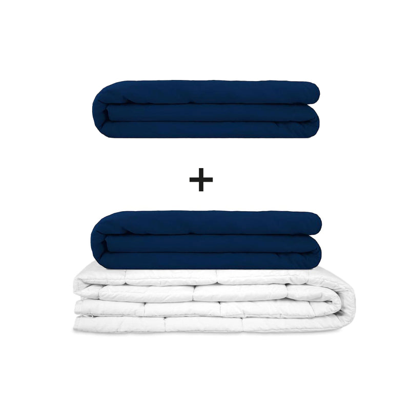 Original therapy blanket - weighted blanket set for adults including 2 covers of choice