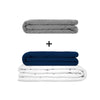 Original therapy blanket - weighted blanket set for adults including 2 covers of choice