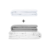 Original therapy blanket - weighted blanket set for adults including 2 covers of choice